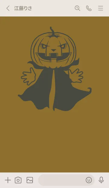 [LINE着せ替え] 妖怪 ジャックオランタン Golden Orderの画像2