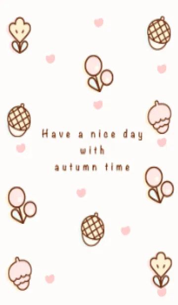 [LINE着せ替え] Happy pastel autumn time 10の画像1