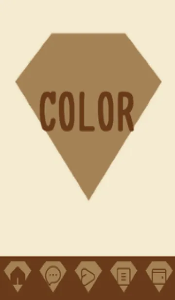 [LINE着せ替え] beige color Z40の画像1