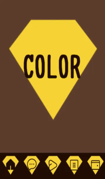 [LINE着せ替え] brown color Z36の画像1