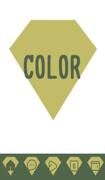 [LINE着せ替え] green color Z74の画像1