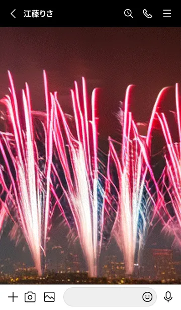 [LINE着せ替え] 夏夜のカケラ#JT013。の画像2