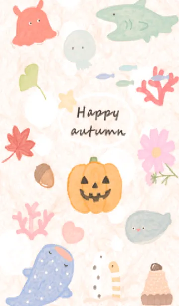 [LINE着せ替え] orange☆ハッピーな秋13_1の画像1