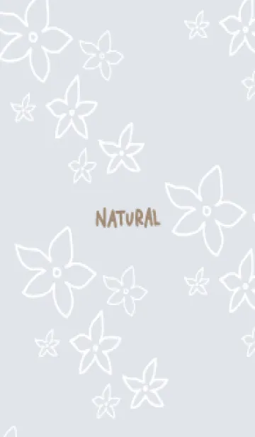 [LINE着せ替え] 白い線の小さい花23の画像1