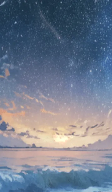 [LINE着せ替え] 秋の夜空#JY015。の画像1