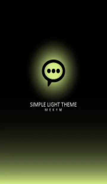 BLACK-SIMPLE LIGHT ICON GRADATION 18の着せ替えメイン画像