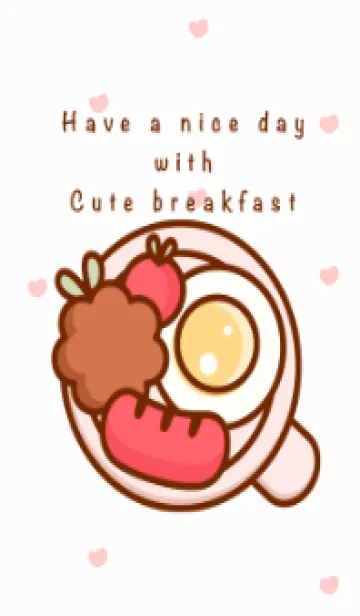 [LINE着せ替え] Happy breakfast set 15 :)の画像1