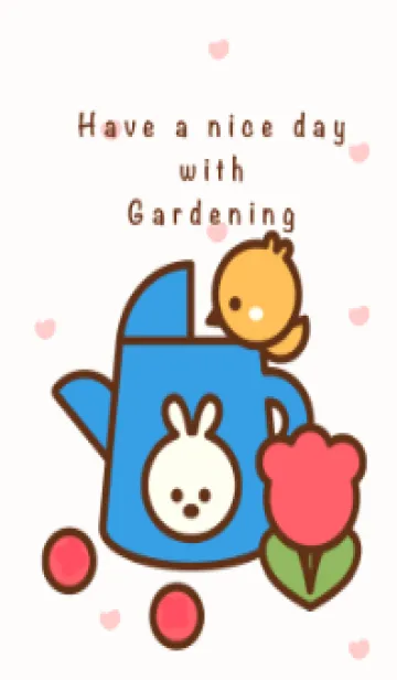 [LINE着せ替え] Happy gardening time 3の画像1