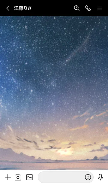 [LINE着せ替え] 秋の夜空#JY02。の画像2