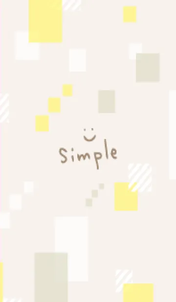 [LINE着せ替え] おしゃれ スクエア くすみカラー7の画像1