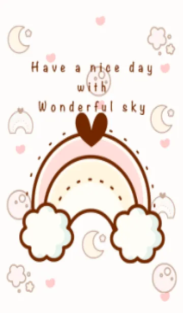 [LINE着せ替え] Happy sky theme 15 :)の画像1