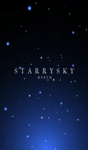 [LINE着せ替え] BLACK-STARRY SKY STAR 18の画像1