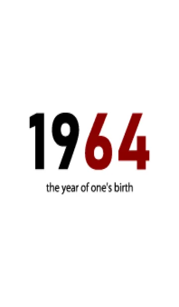 [LINE着せ替え] 1964 the year of one's birthの画像1