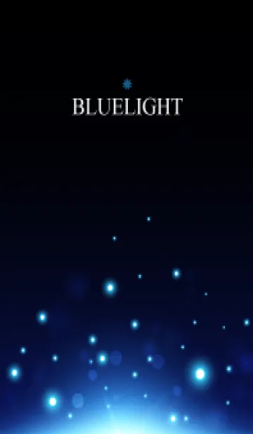 [LINE着せ替え] BLUE LIGHT-BLACK-8の画像1