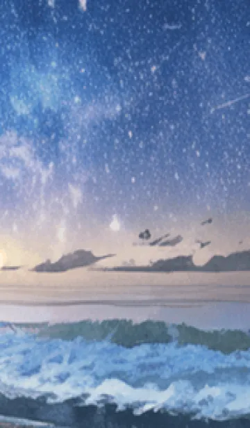 [LINE着せ替え] 秋の夜空#JY017。の画像1