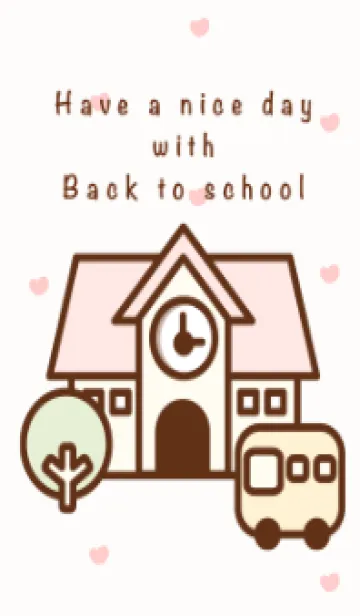 [LINE着せ替え] Back to school 4 :)の画像1