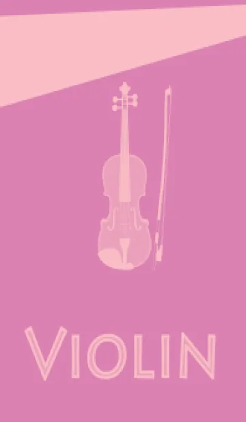 [LINE着せ替え] Violin CLR オーキッドピンクの画像1