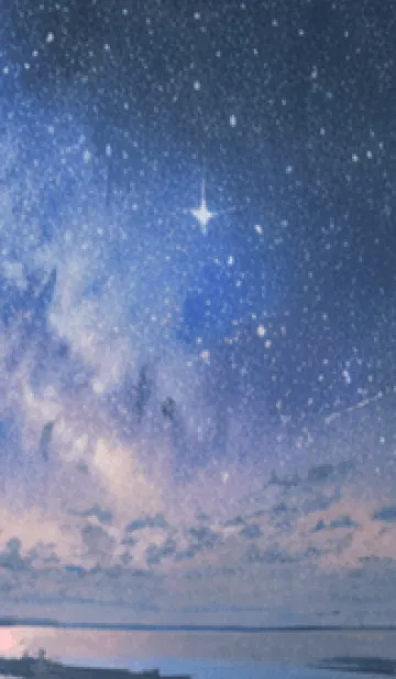[LINE着せ替え] 秋の夜空#JY010。の画像1