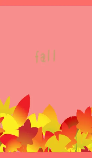 [LINE着せ替え] 鮮やかなもみじ 赤色の画像1