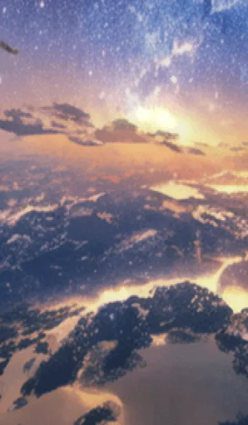 [LINE着せ替え] 秋の夜空#JaB02。の画像1