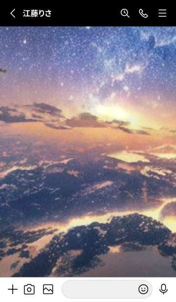 [LINE着せ替え] 秋の夜空#JaB02。の画像2