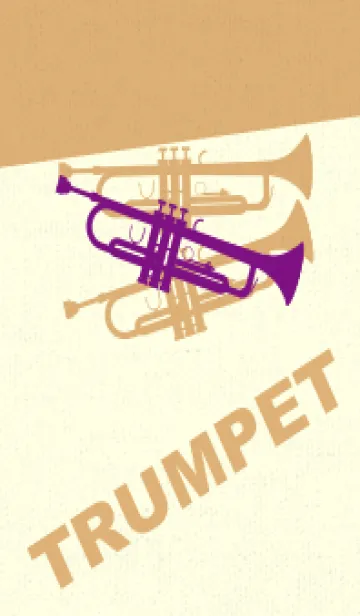 [LINE着せ替え] Trumpet CLR ロイヤルパープルの画像1