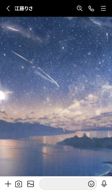 [LINE着せ替え] 秋の夜空#JaA02。の画像2