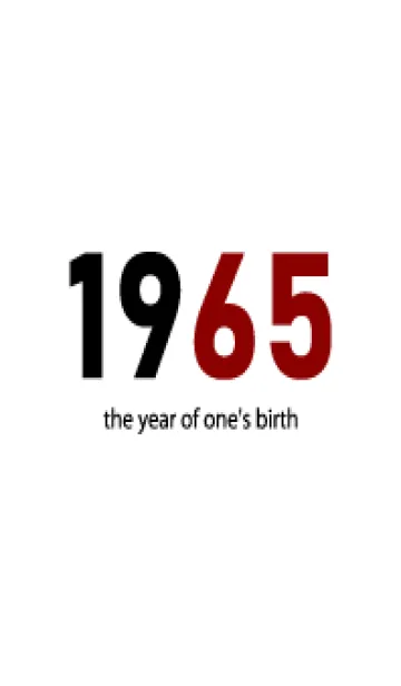 [LINE着せ替え] 1965 the year of one's birthの画像1