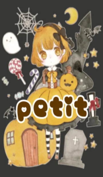 [LINE着せ替え] petit doll パンプキンちゃんの画像1