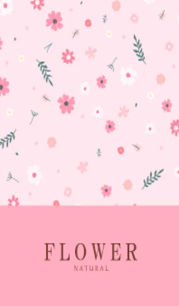[LINE着せ替え] FLOWER MILKY PINK -NATURAL-23の画像1