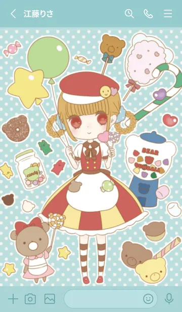 [LINE着せ替え] petit doll キャンディーちゃんの画像2