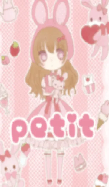 [LINE着せ替え] petit doll うさぎちゃんの画像1