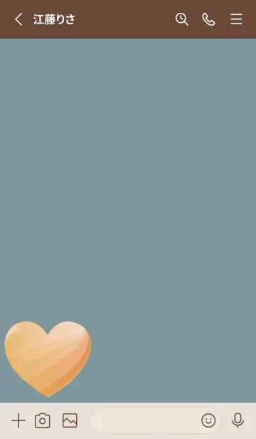 [LINE着せ替え] simple gradient heart 33の画像2