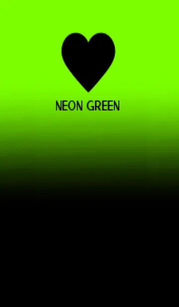 [LINE着せ替え] Black & Neon Green Theme V.5 (JP)の画像1