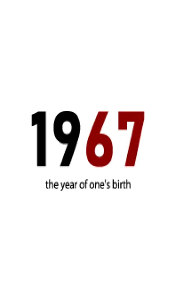 [LINE着せ替え] 1967 the year of one's birthの画像1