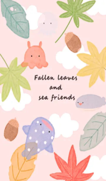 [LINE着せ替え] red♡紅葉とどんぐり14_1の画像1