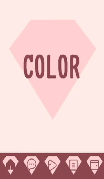 [LINE着せ替え] pink color Z37の画像1