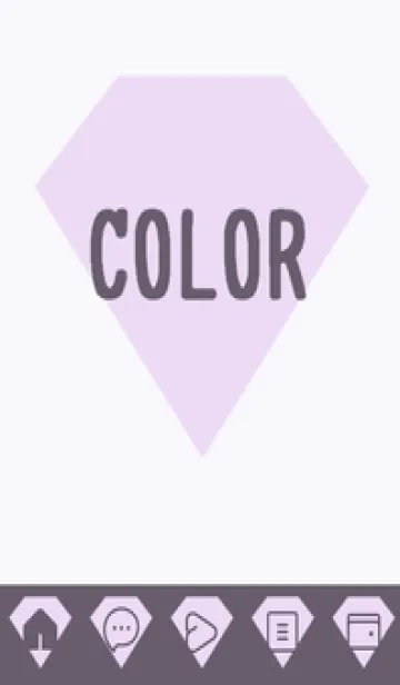 [LINE着せ替え] purple color Z37の画像1