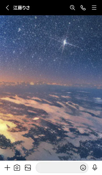 [LINE着せ替え] 秋の夜空#JaB09。の画像2