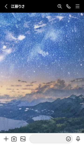 [LINE着せ替え] 秋の夜空#JaC06。の画像2