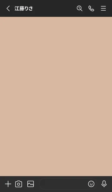 [LINE着せ替え] Basic シェルピンク×ブラックの画像2