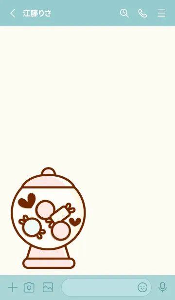 [LINE着せ替え] My sweet candy 15の画像2