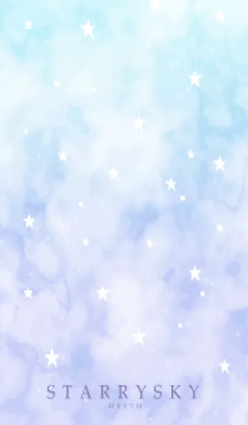 [LINE着せ替え] STARRY SKY -BLUE PURPLE- 6の画像1