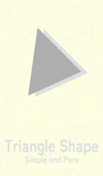 [LINE着せ替え] 三角型の着せかえ 銀鼠の画像1