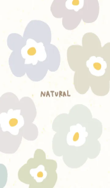 [LINE着せ替え] カラフル 花 北欧風11の画像1