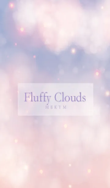 [LINE着せ替え] Fluffy Clouds PURPLE SKY - MEKYM 22の画像1