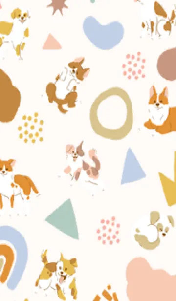 [LINE着せ替え] ミックスわんちゃん 1の画像1