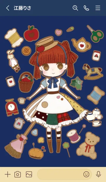 [LINE着せ替え] petit doll カントリーちゃんの画像2