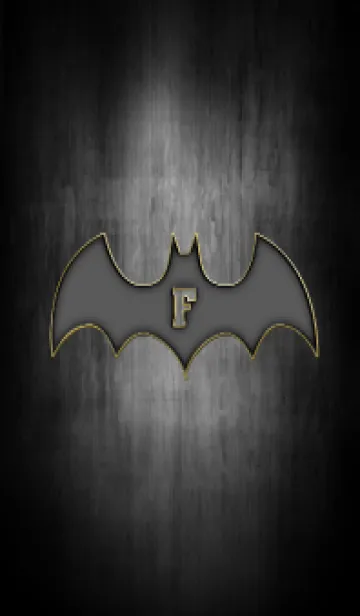 [LINE着せ替え] Enamel pin bat initial Fの画像1