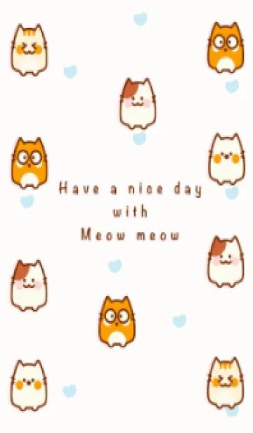 [LINE着せ替え] Meow Meow theme 18の画像1